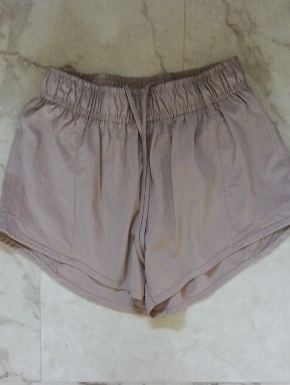 Legend Beige Women's Athletic Drawstring Shorts